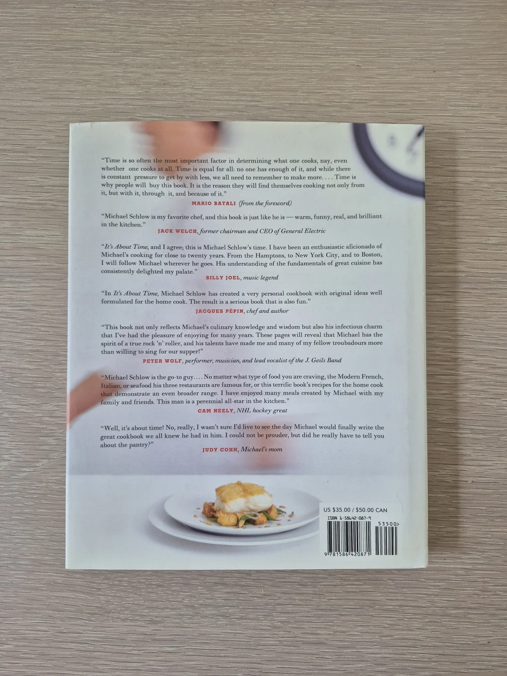 It's About Time - Cookbook by Michael Schlow